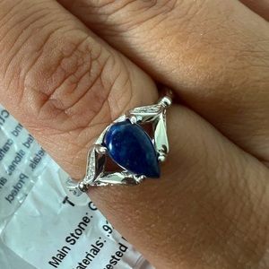 BP Bomb Party Lapis Ring The Sterling Club